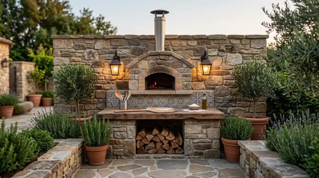 Use a Garden Wall as a Backdrop