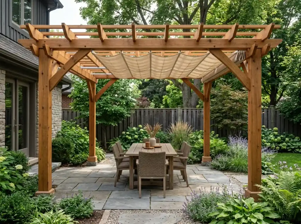 Use a Pergola to Add Shade and Shape