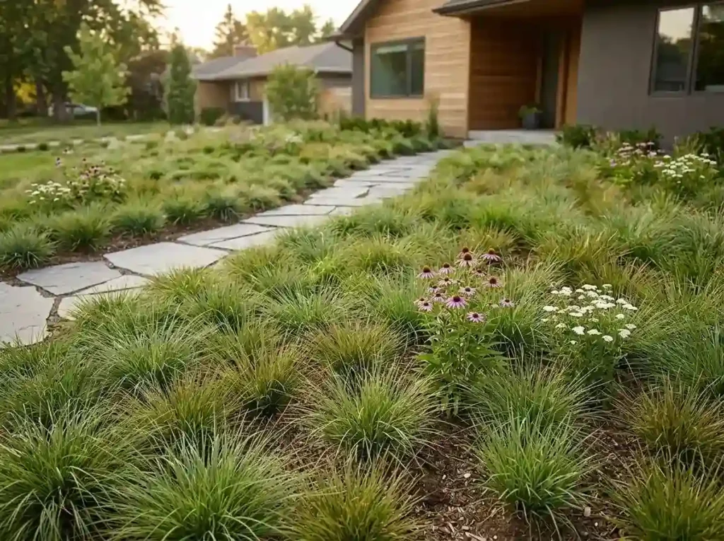 Use a Sedge Matrix for a Meadow-Like Look