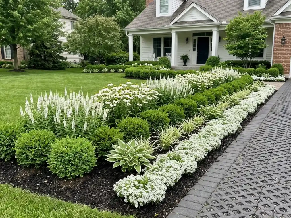 Use a White-and-Green Color Plan
