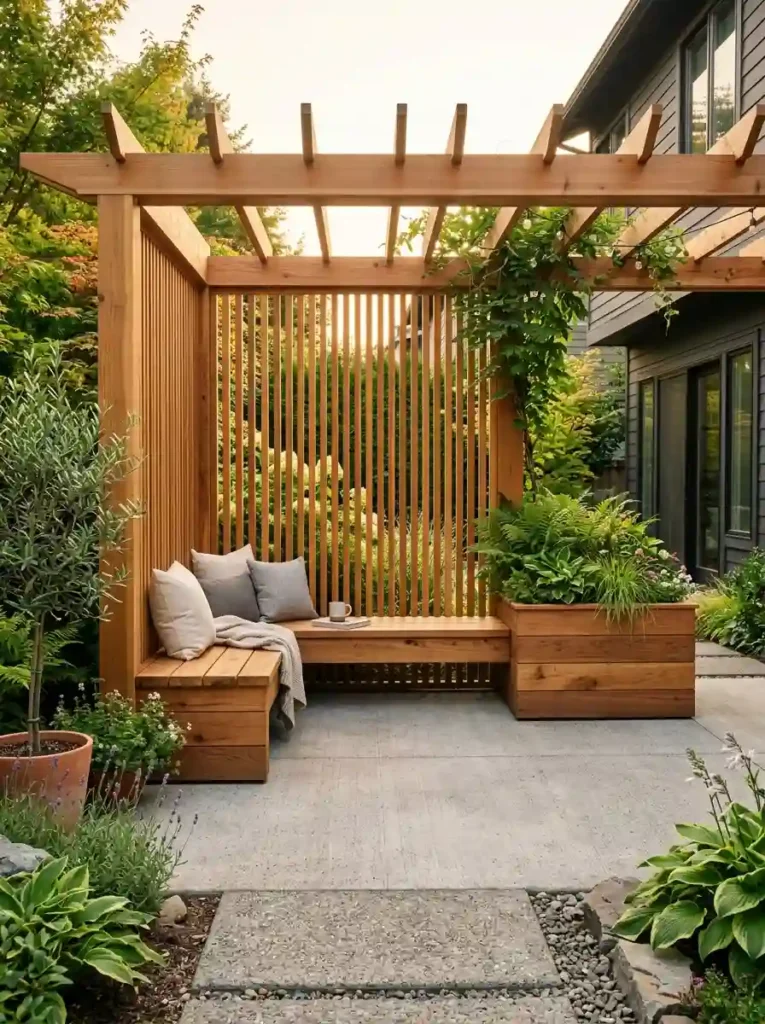 Warm Up Concrete With Wood Details