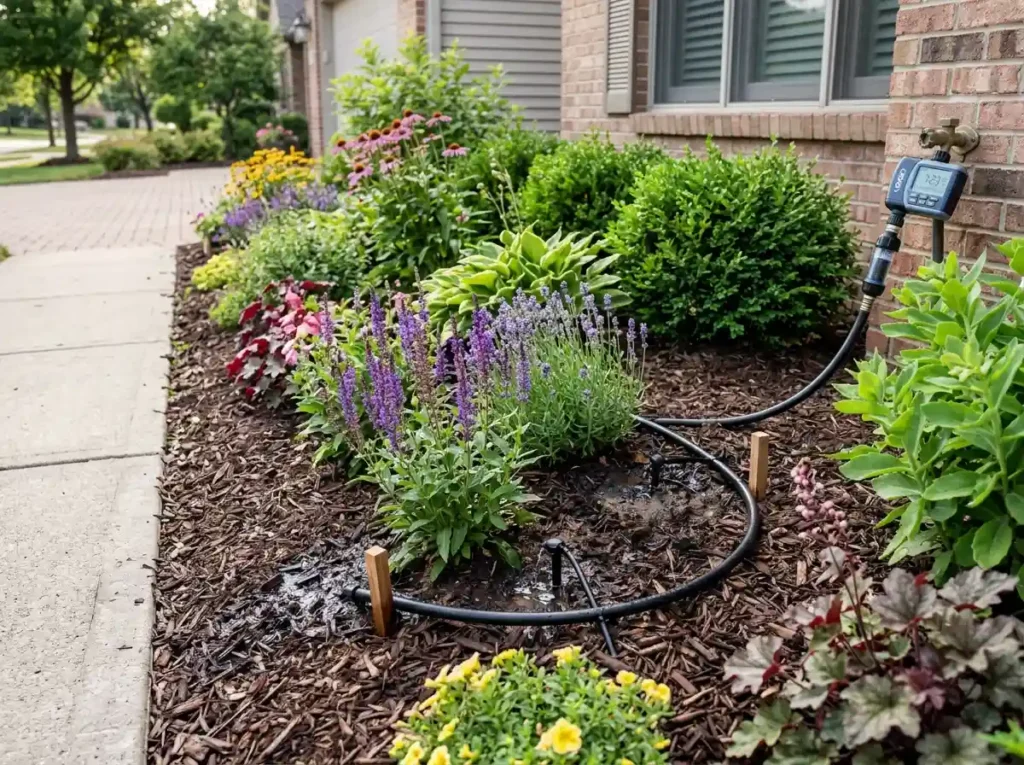 Water Beds With a Soaker Hose or Simple Drip Line