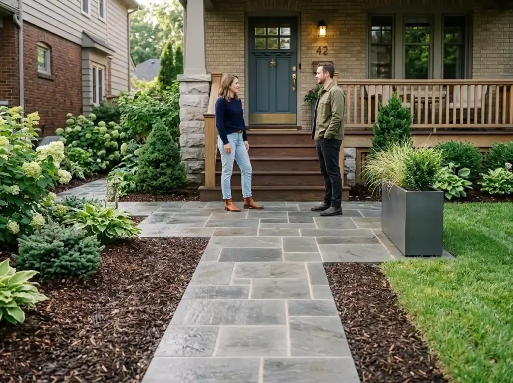 Widen the Walkway Near the Front Door