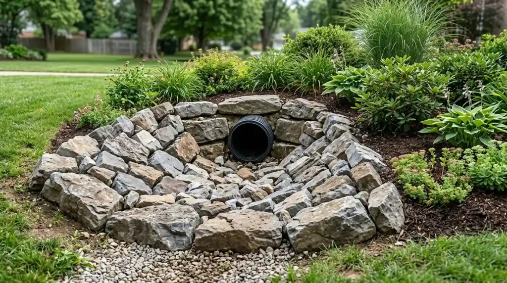 Protect Drain Outlets With Riprap
