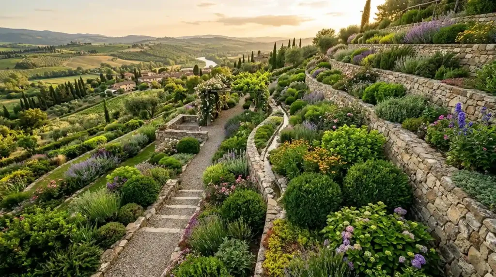 Turn a Long Slope Into Shorter Terraces
