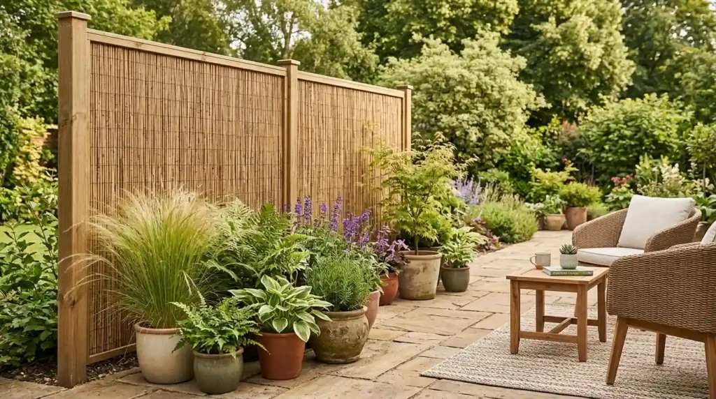 Add a Reed or Bamboo-Style Screen