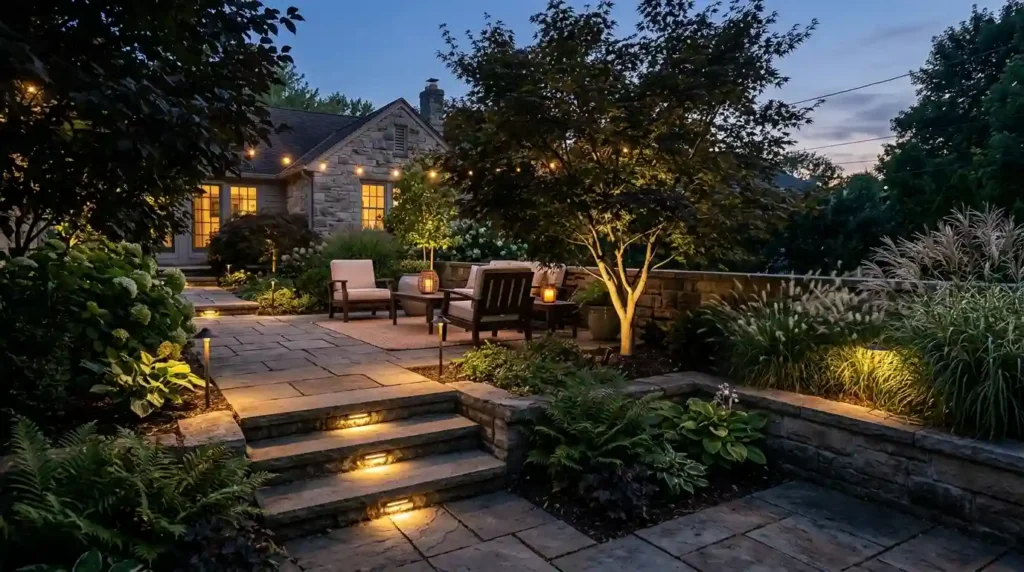 Make the Patio Safer With Soft Lighting