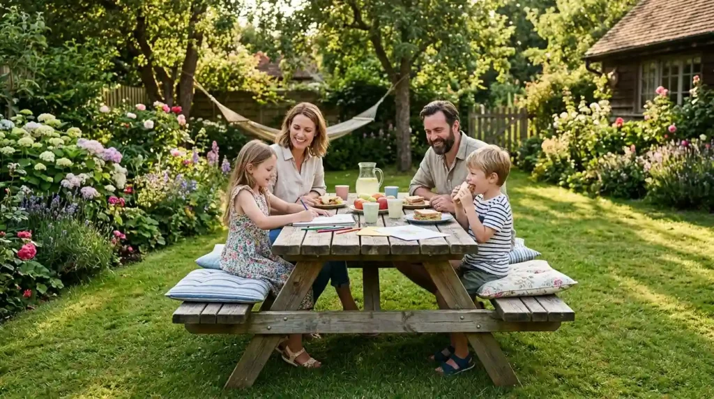 Keep Family Meals Simple with a Picnic Table