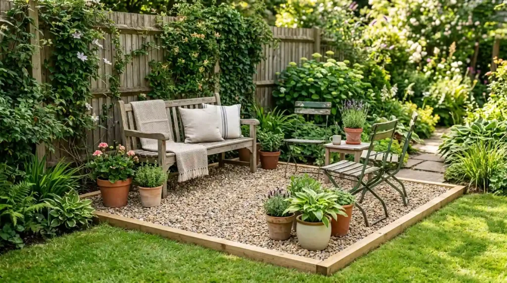 Build a Simple DIY Gravel Patio on a Budget