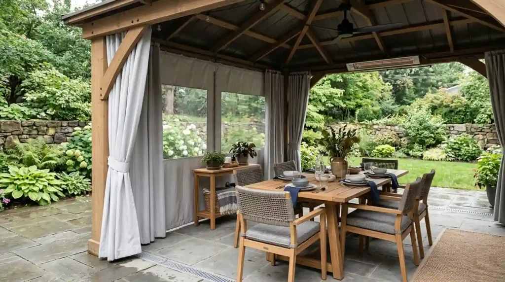 Use Your Dining Area More Often with Weather Protection