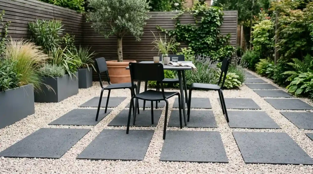 Add Large Pavers for Easier Walking
