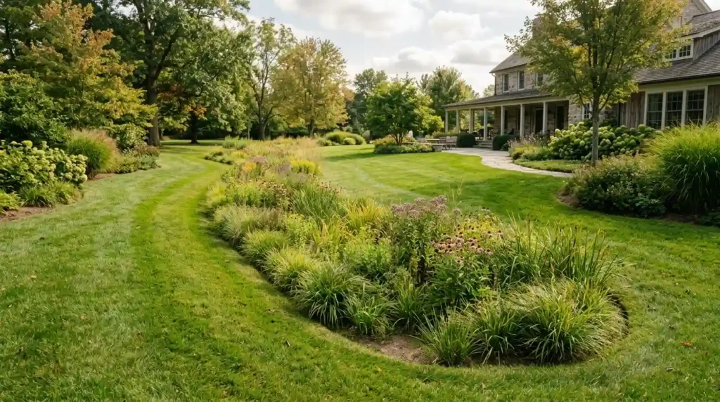 Spread Fast Runoff With a Vegetated Swale