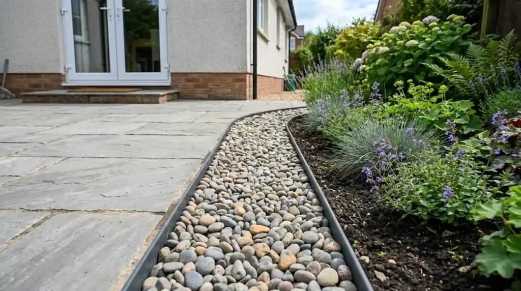 Keep Mud Off the Patio With a Gravel Strip