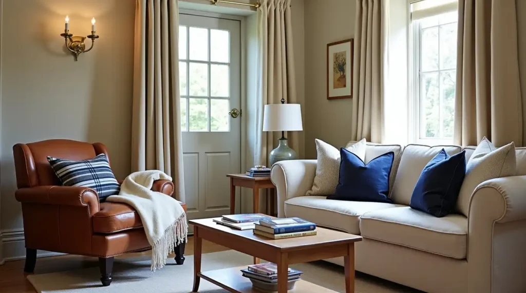 Add Aged Leather Without Filling the Room With Brown