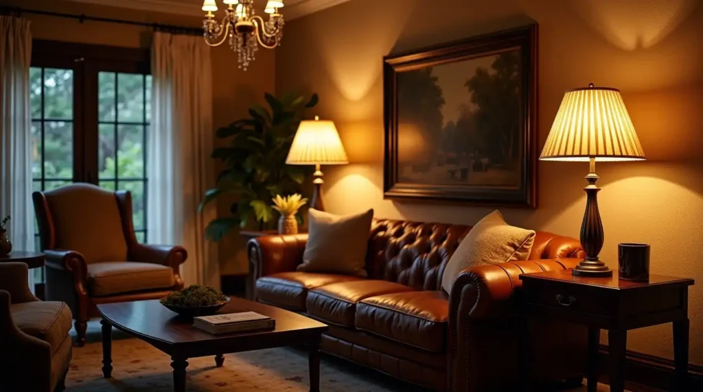 Add Layered Lighting for a Warm Evening Mood