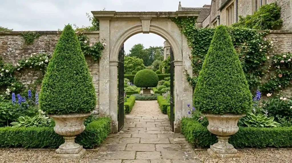Add Sculpted Topiary