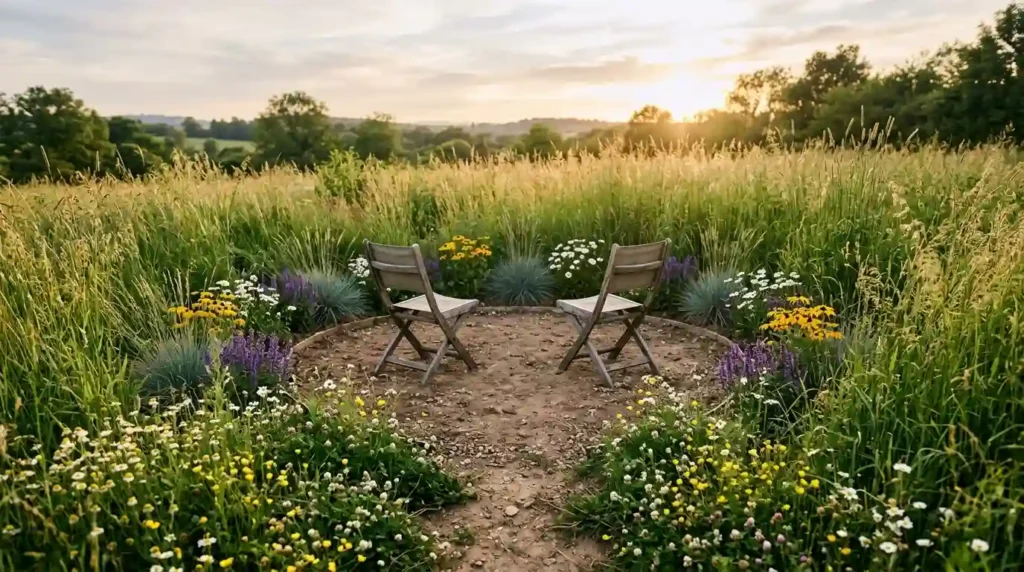 Add a Circular Seating Clearing