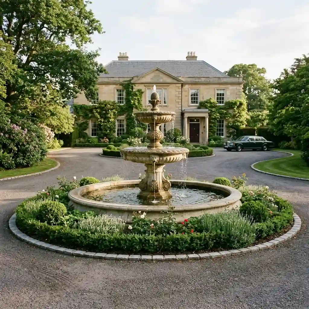Add a Fountain, Urn, or Garden Feature