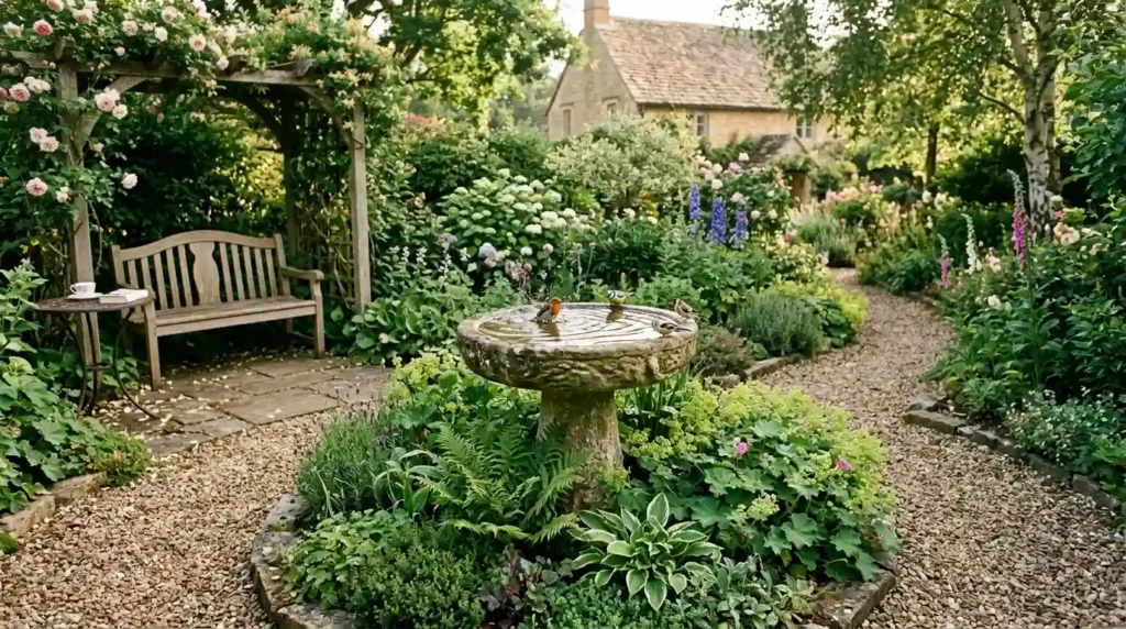 Add a Fountain or Birdbath