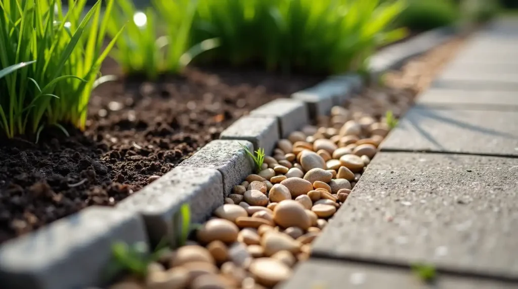 Add a Narrow Gravel Border Around Garden Beds