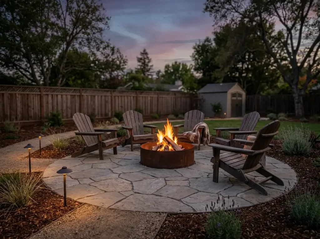 Build a Fire Pit Lounge
