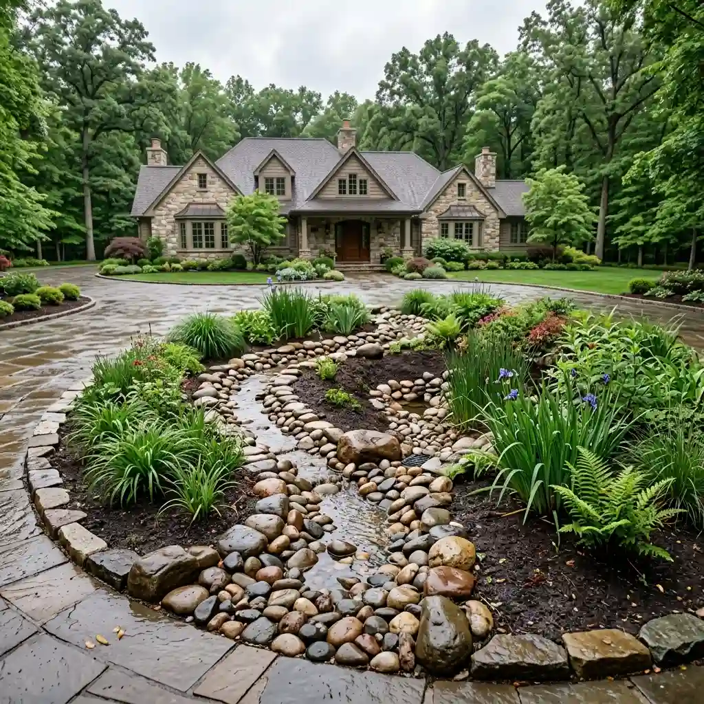 Build a Rain Garden or Dry Creek