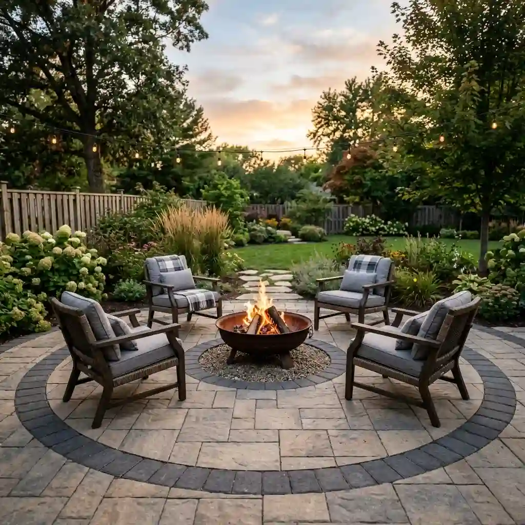 Build a Round Paver Fire Pit