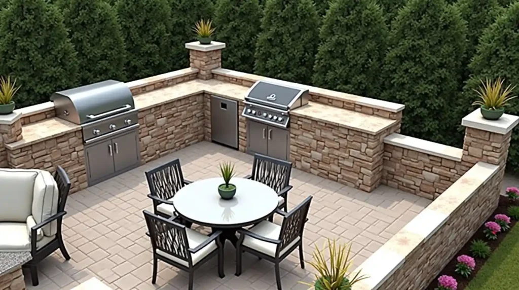 Build a Stable Paver Zone for an Outdoor Kitchen