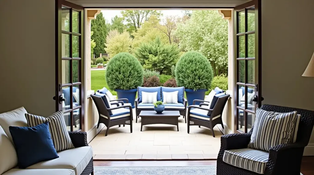 Connect Your Indoor and Outdoor Spaces With Repeated Details