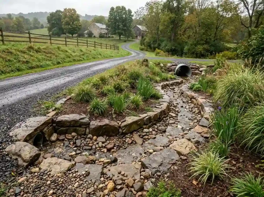 Control Runoff With a Dry Creek Bed