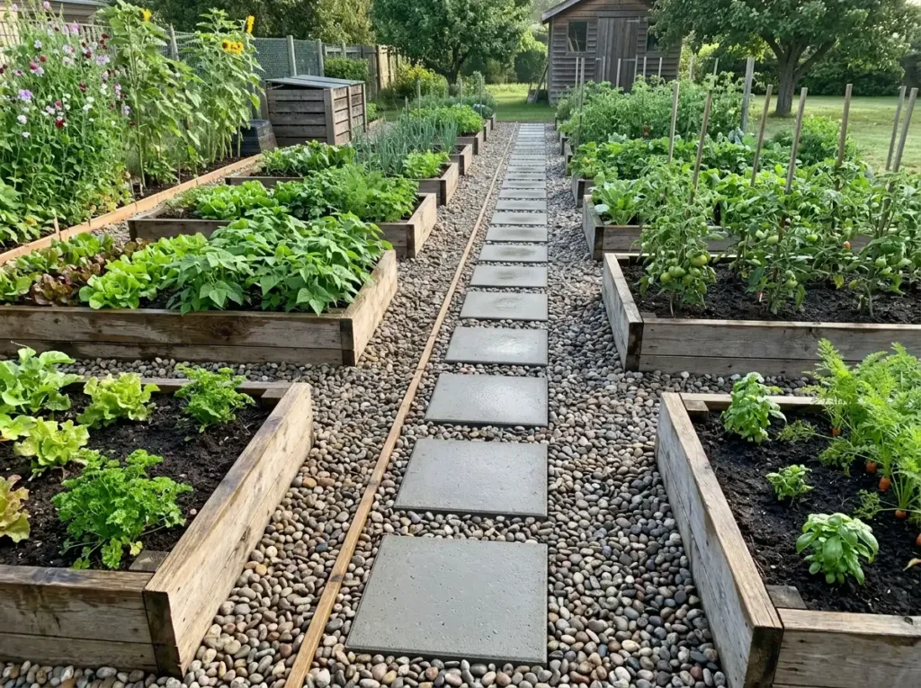 Create Paths Between Raised Garden Beds