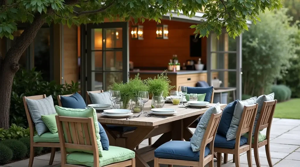 Create a Country-House Outdoor Dining Area