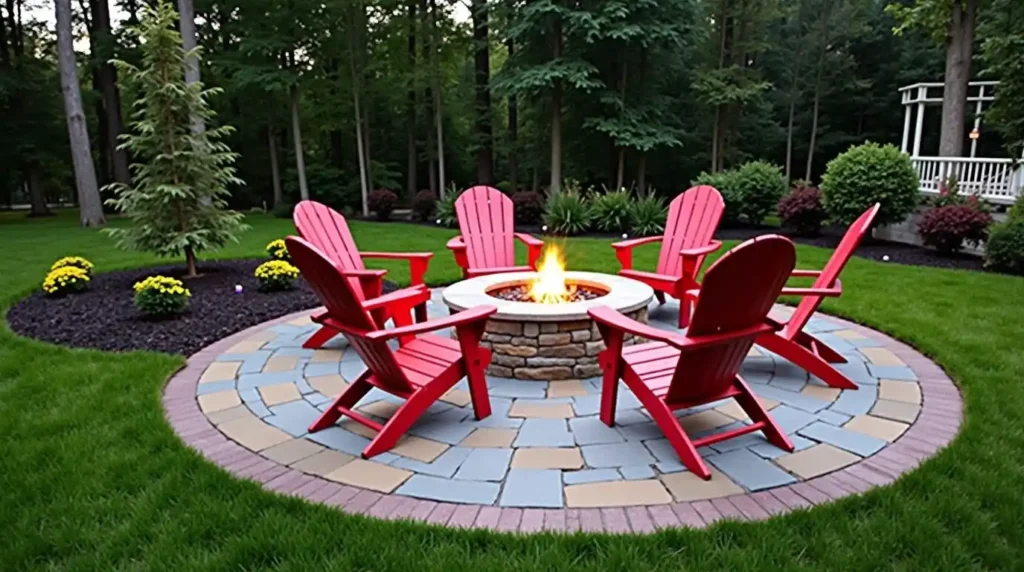 Create a Fire Pit Patio With a Circular Layout