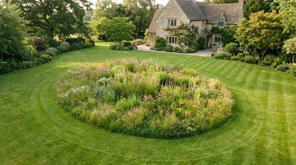 Create a Meadow Island Inside the Lawn