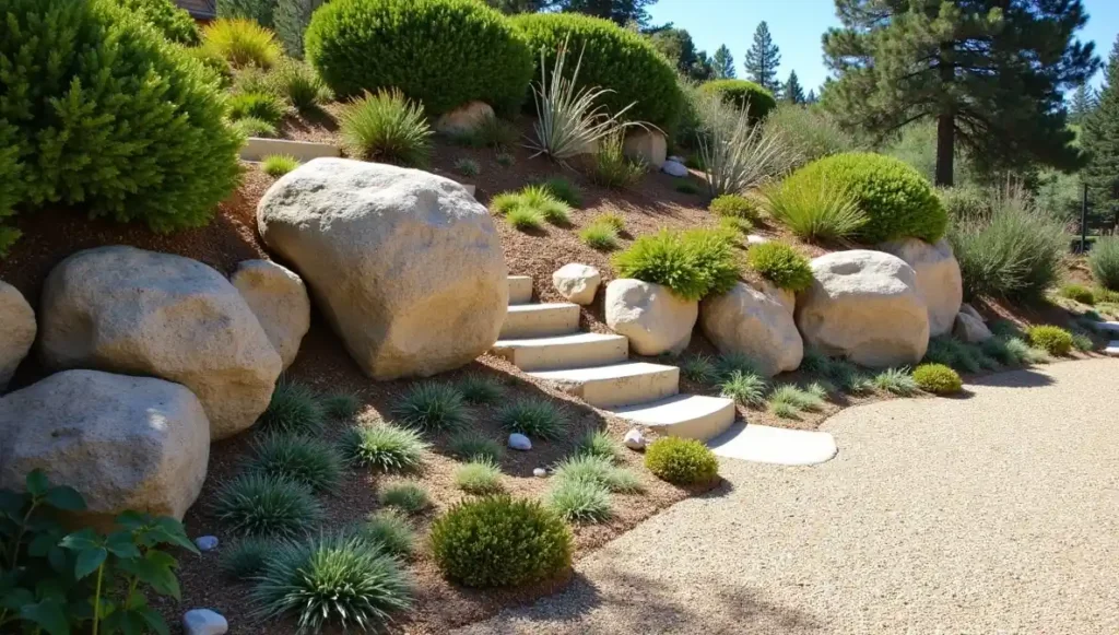 Create a Rock Garden for a Sunny Slope