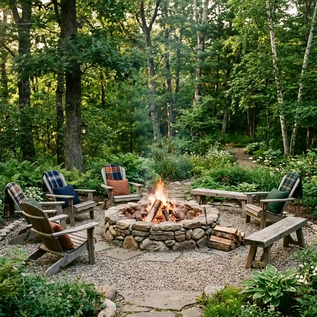 Create a Rustic Stone Fire Pit