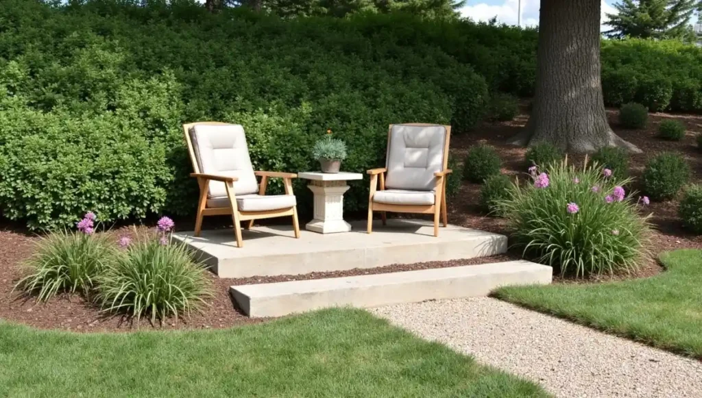 Create a Small Seating Area on One Level Spot