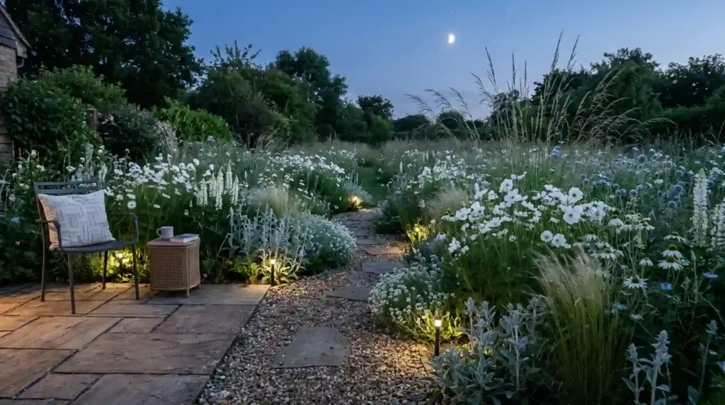 Create a White Moon Meadow