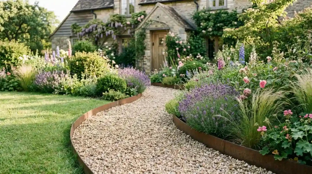 Create an Affordable Pea Gravel Garden Path