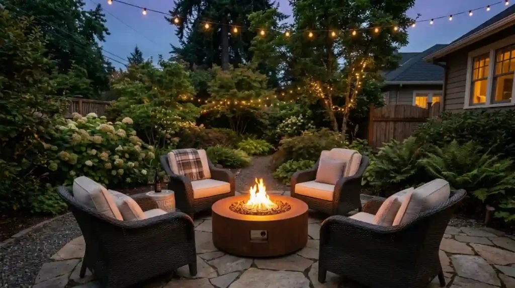 Create an Evening Focus With a Fire Pit