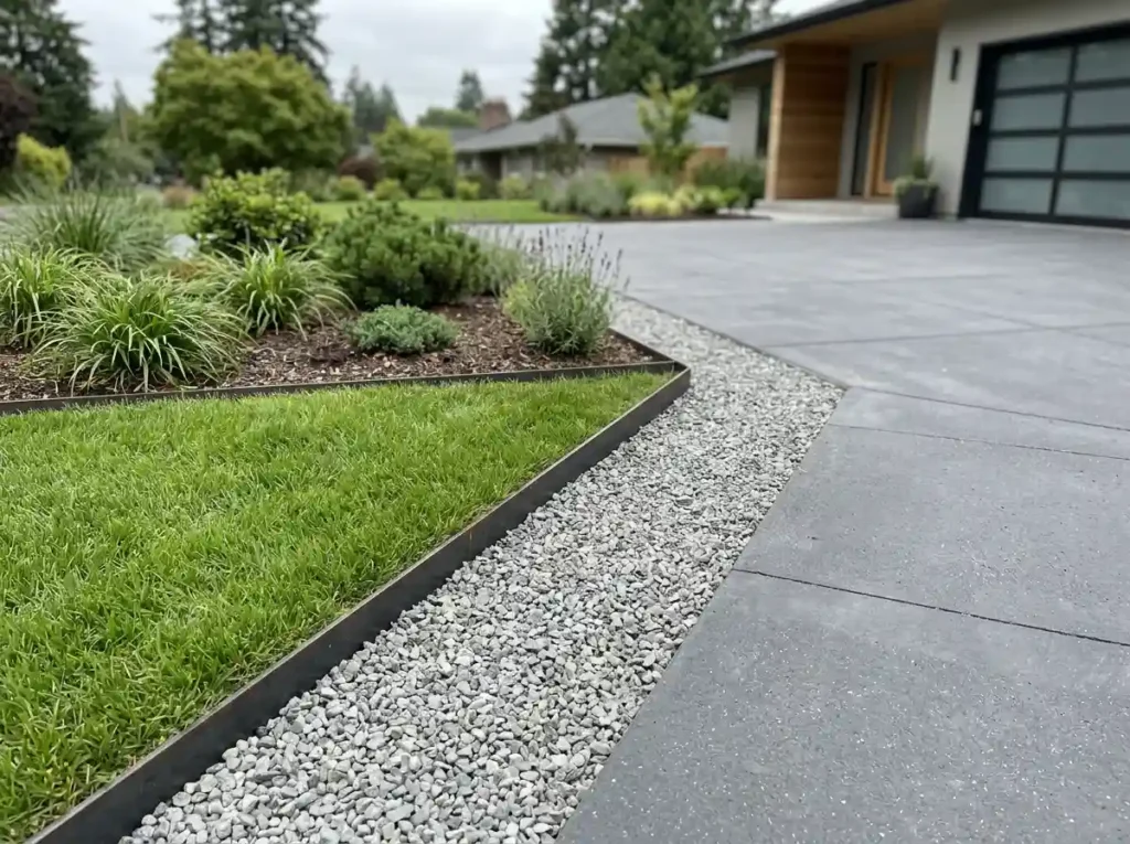 Define the Entrance With Clean Edging