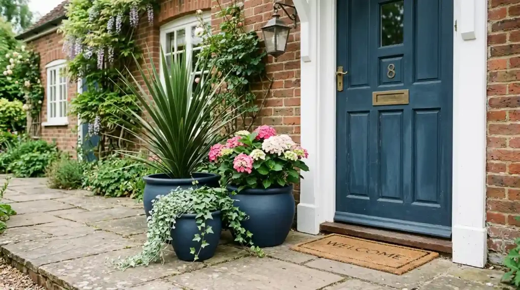 Group Budget Containers Near the Front Door