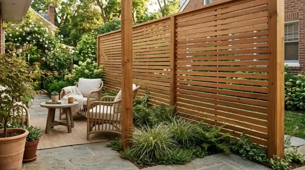 Install a Horizontal Slat Fence