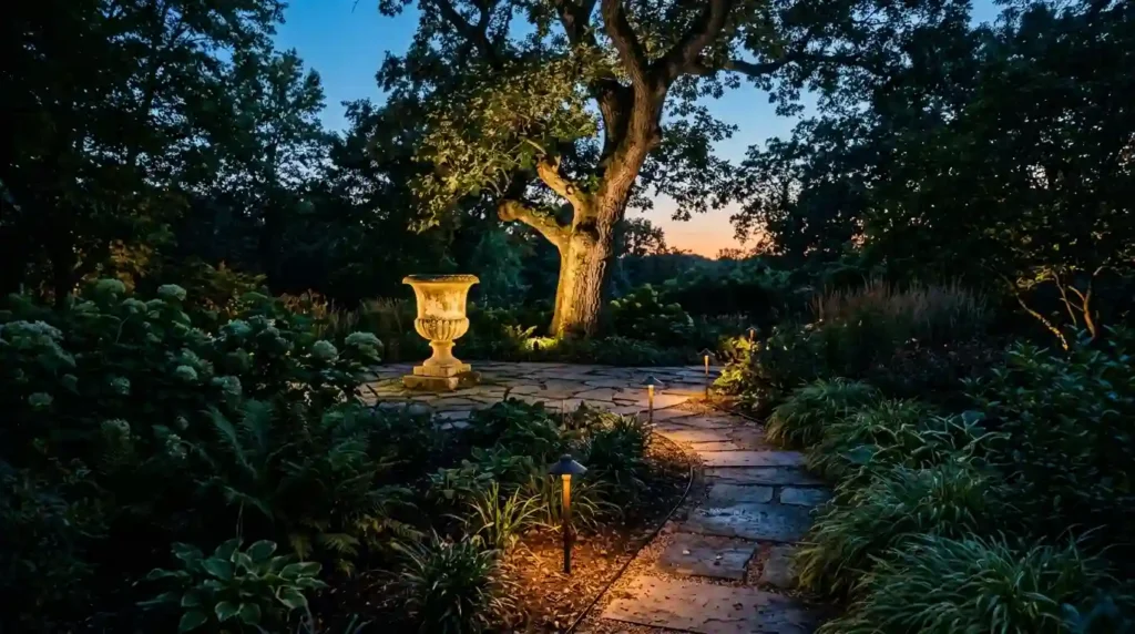 Light the End of a Garden Path