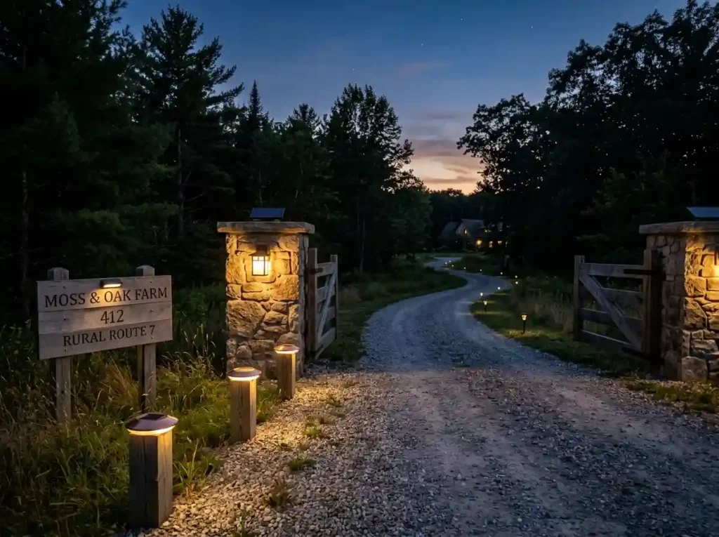 Make the Entrance Easier to Find With Solar Lights