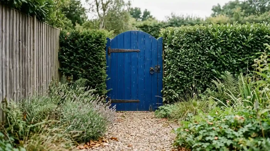 Paint a Garden Gate in a Bold Color