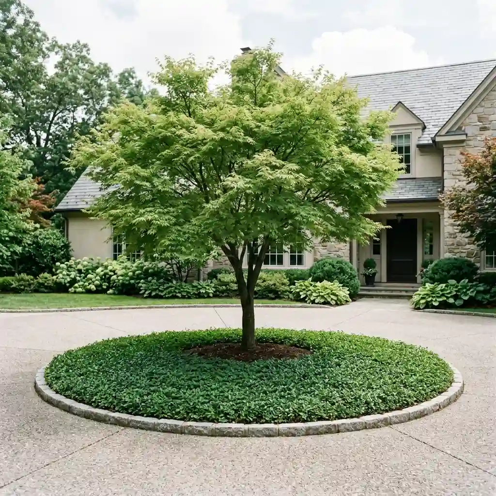 Plant One Tree With Low Groundcover