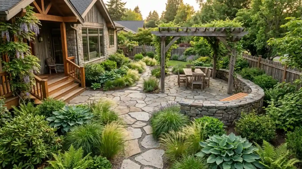 Repeat Key Textures to Connect the Whole Yard