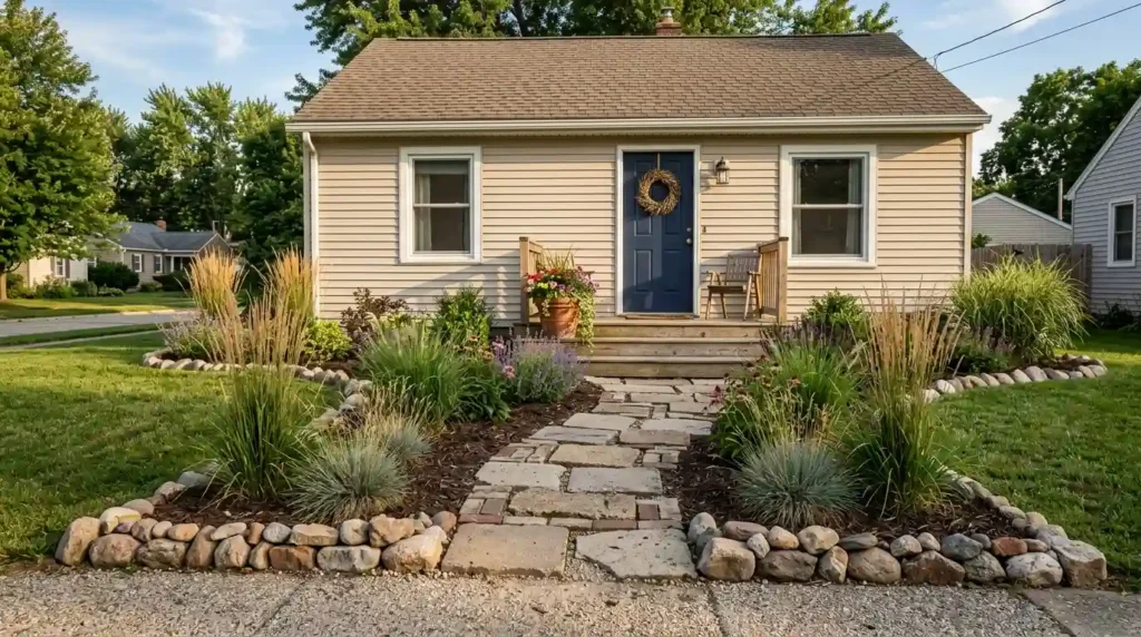 Reuse Rocks, Pots, Pavers, and Healthy Plants