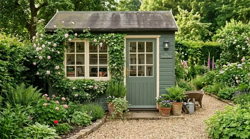 Turn a Shed or Greenhouse Into a Feature